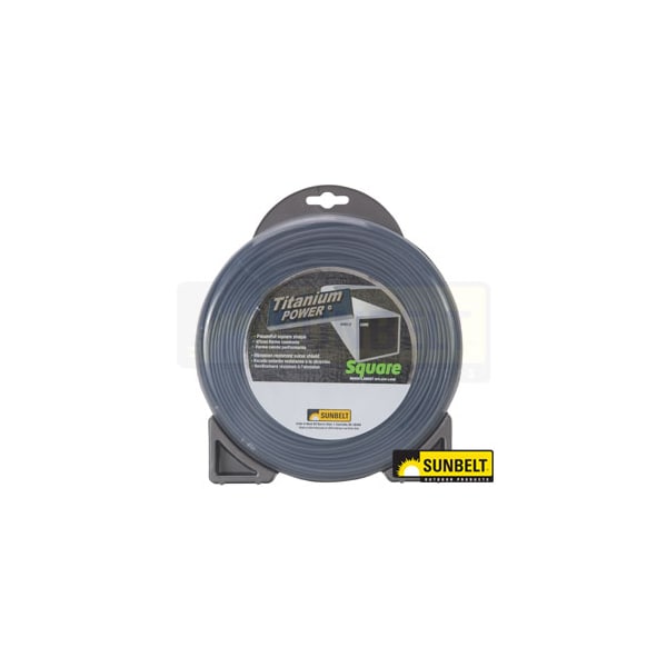 Titanium Power Trimmer Line, .095" square 7.9" x9.1" x1.56"